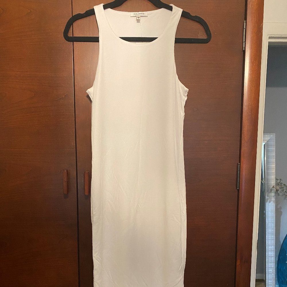 GOOD AMERICAN THE BODY SCULPTED MIDI DRESS NWT